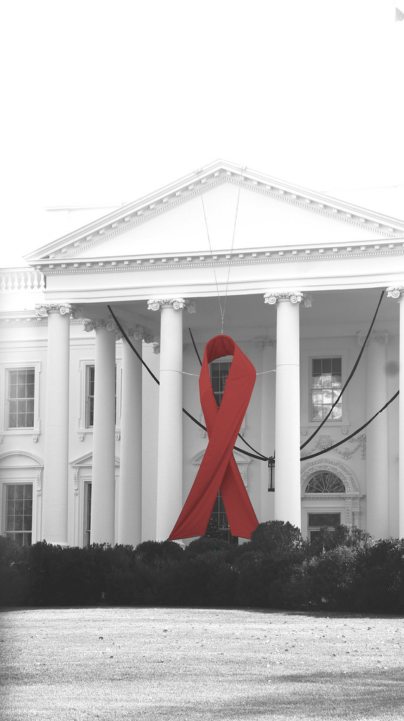 Red Ribbon on the White House 2 17785