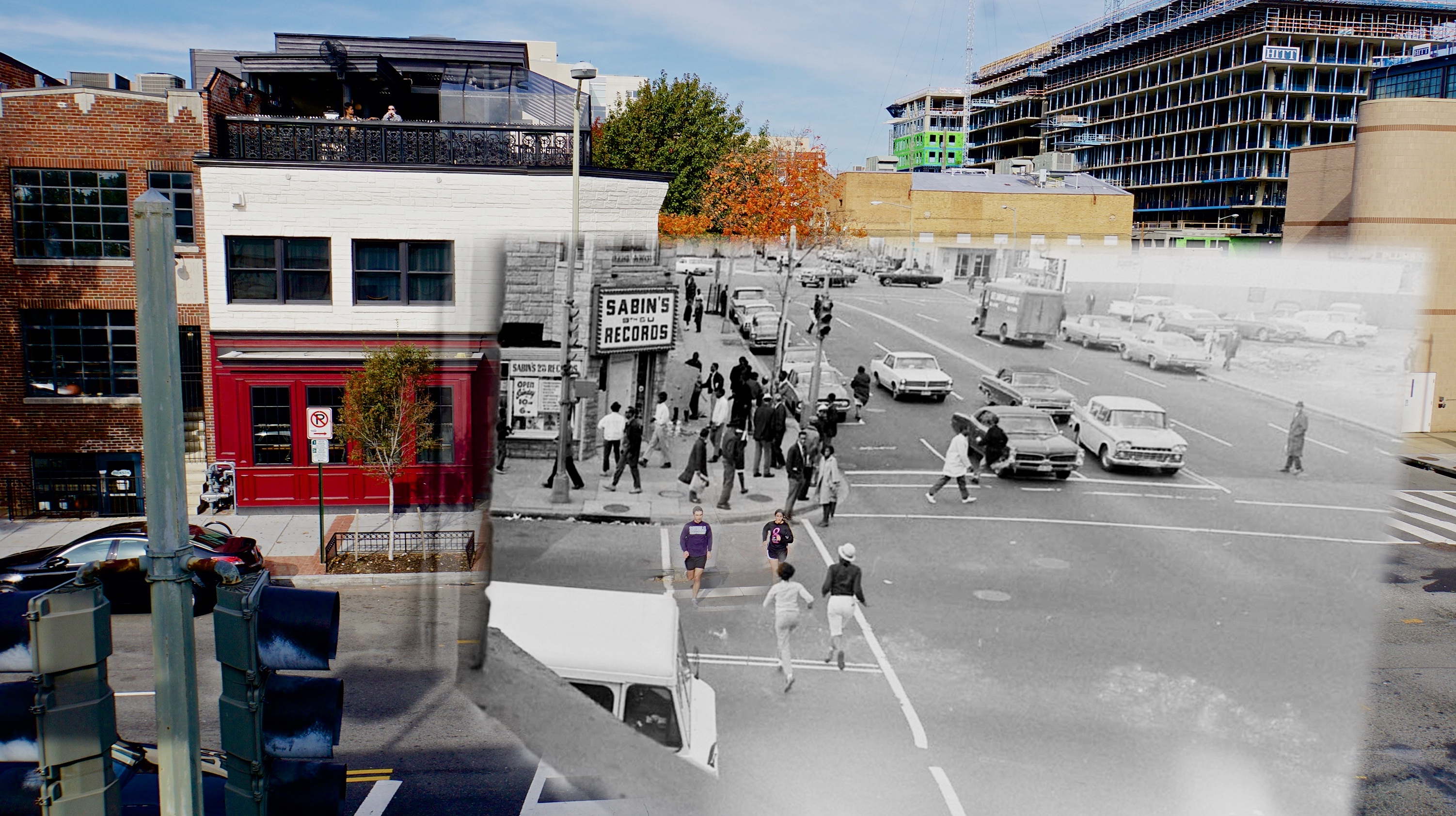 Composite – 1968 and 2014 – Then and Now, Washington, DC USA 49693