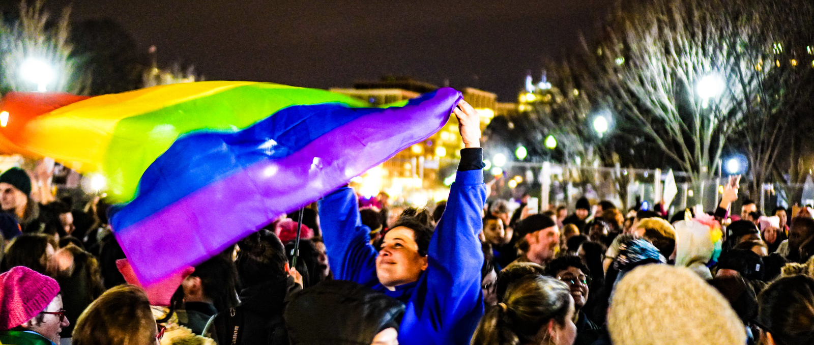 LGBTQ Protest, White House, Washington, DC USA