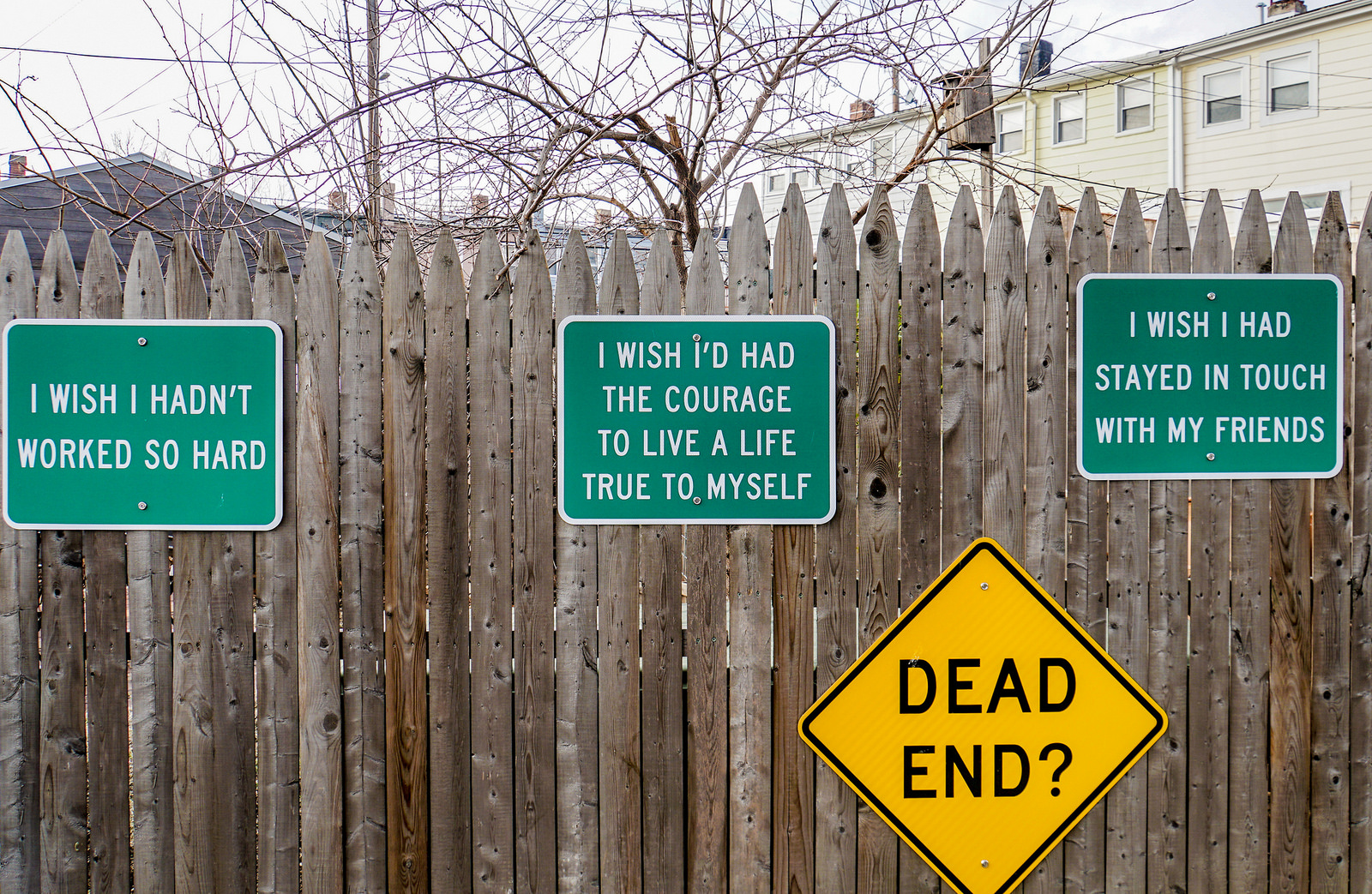 Signs of Regret, Art Installation, Washington, DC USA