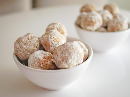 Low Carbohydrate Walnut Snowball Cookies