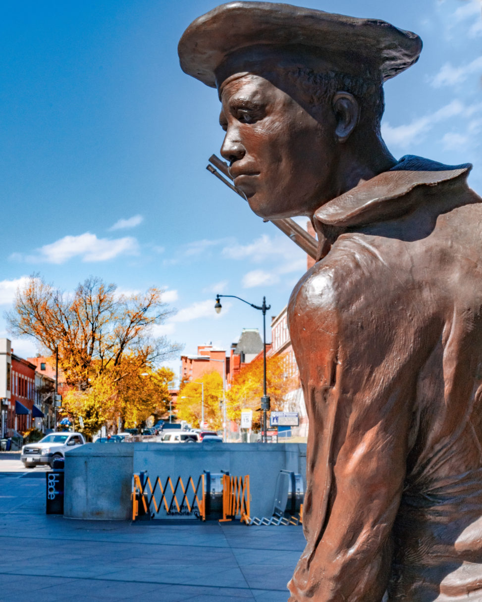 African Amerian Civil War Memorial in the time of Coronavirus