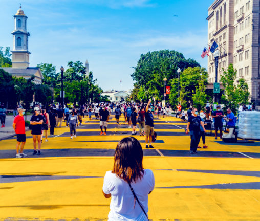 Black Lives Matter Plaza, Washington, DC USA